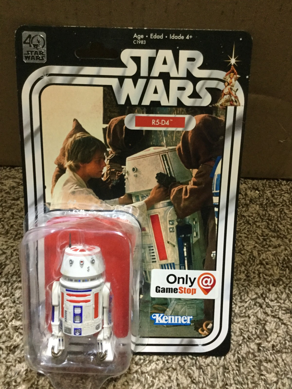 2016 STAR WARS THE BLACK SERIES 40TH ANNIVERSARY R5-D4 GAME STOP EXCLUSIVE NIP