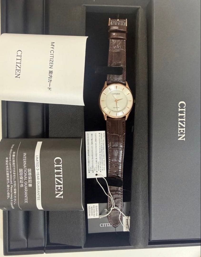 Citizen Eco-Drive Wristwatch Quartz Unisex Brown