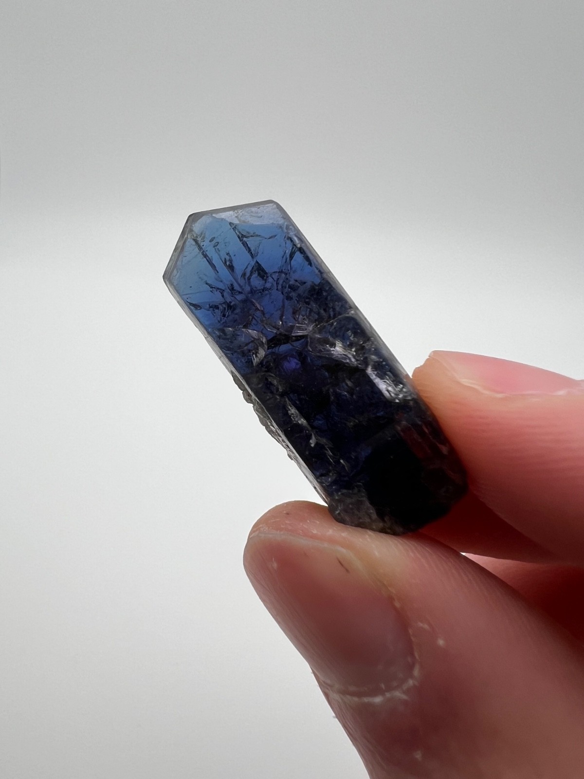 Large Natural 8 grams Tanzanite Crystal Specimen from Merelani Hills, Tanzania Large Natural 8 grams Tanzanite Crystal Specimen from Merelani Hills, Tanzania