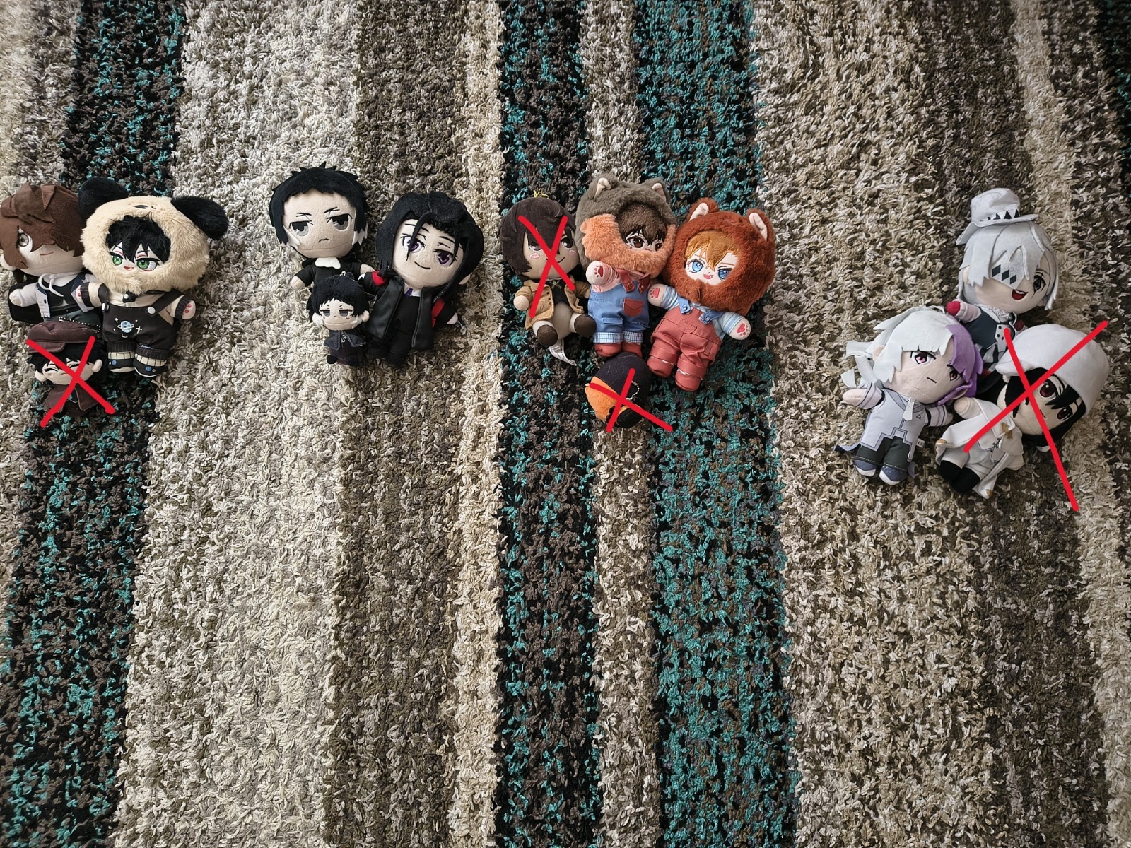 Bungou Stray dogs plushies