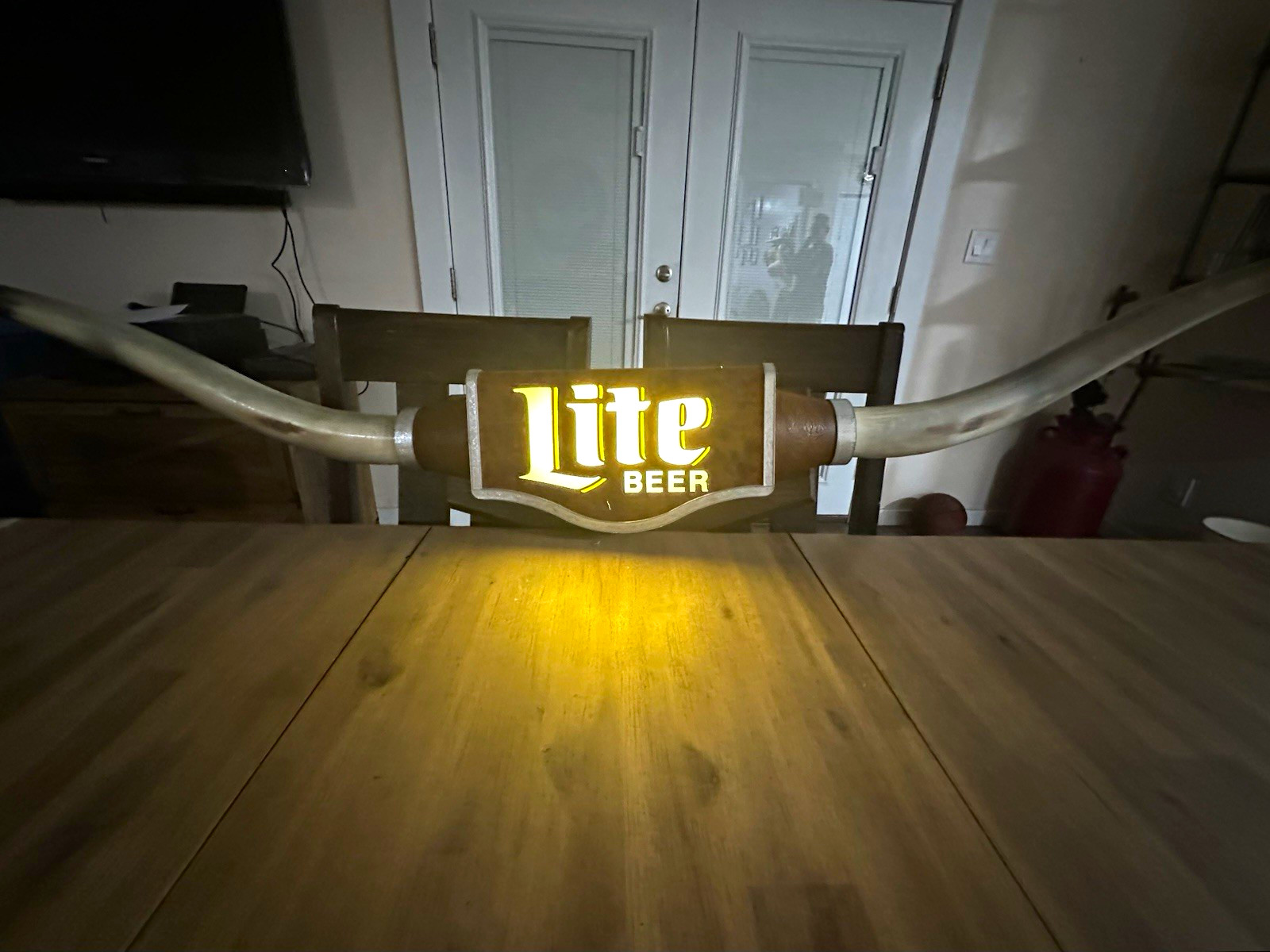Miller Lite Longhorn Promotional Advertising Sign- Rare- 6 feet