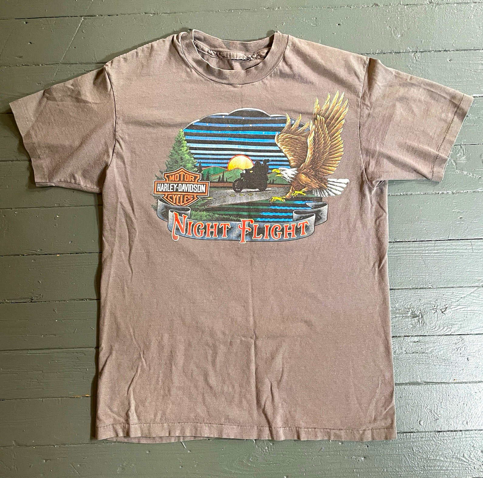 Harley-Davidson Night Flight T-Shirt Bud\'s Harley-Davidson Evansville IN