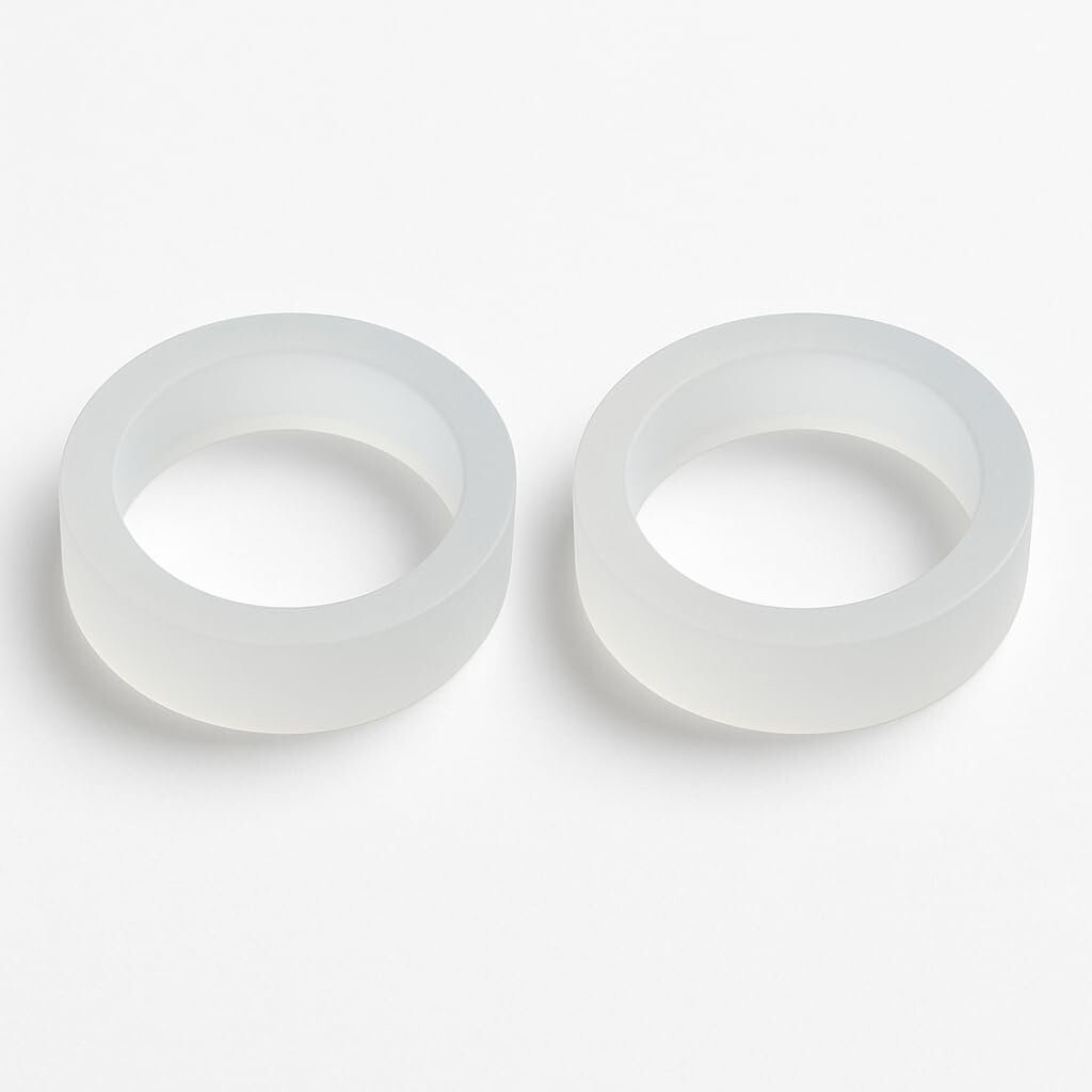 Silicone Championship Pinball Flipper Rings Translucent-2/pk