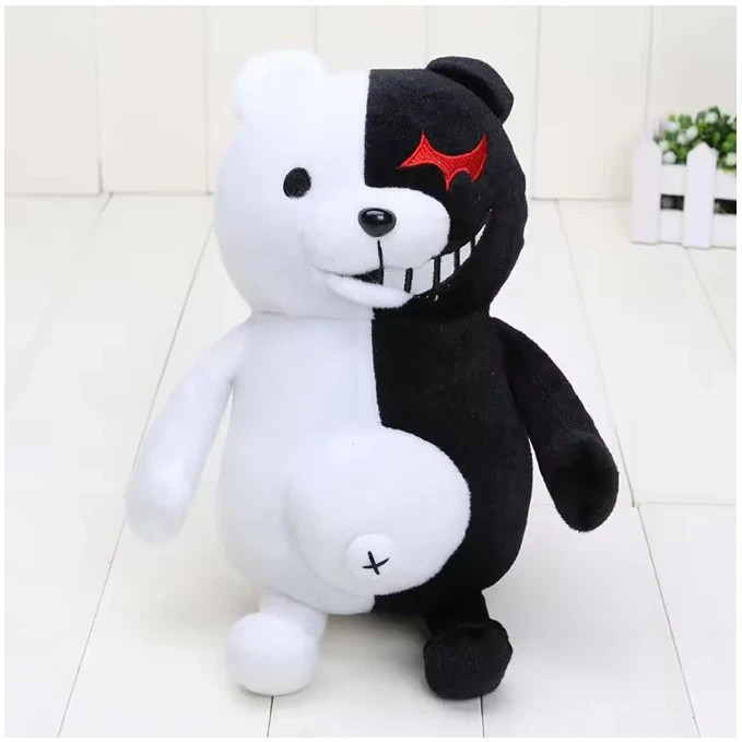 25Cm Danganronpa Monokuma Black&White Bear Dangan Ronpa Soft Plush Toy Doll AU