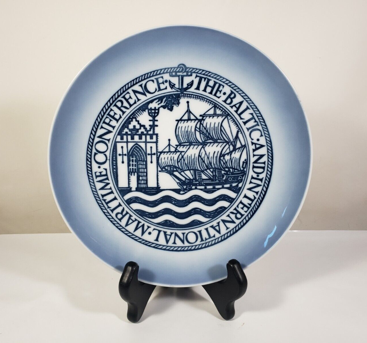 VTG BIMCO Baltic & International Maritime Conference Royal Copenhagen Plate 1980