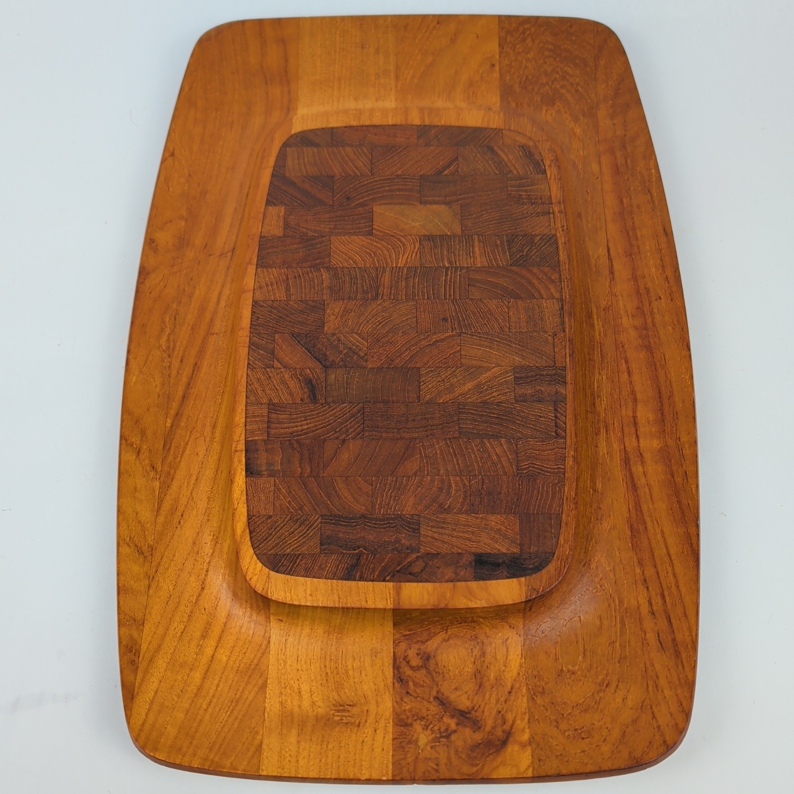 Vintage Mid Century Jens Quistgaard for Dansk Teak Tray Cutting Board MCM 