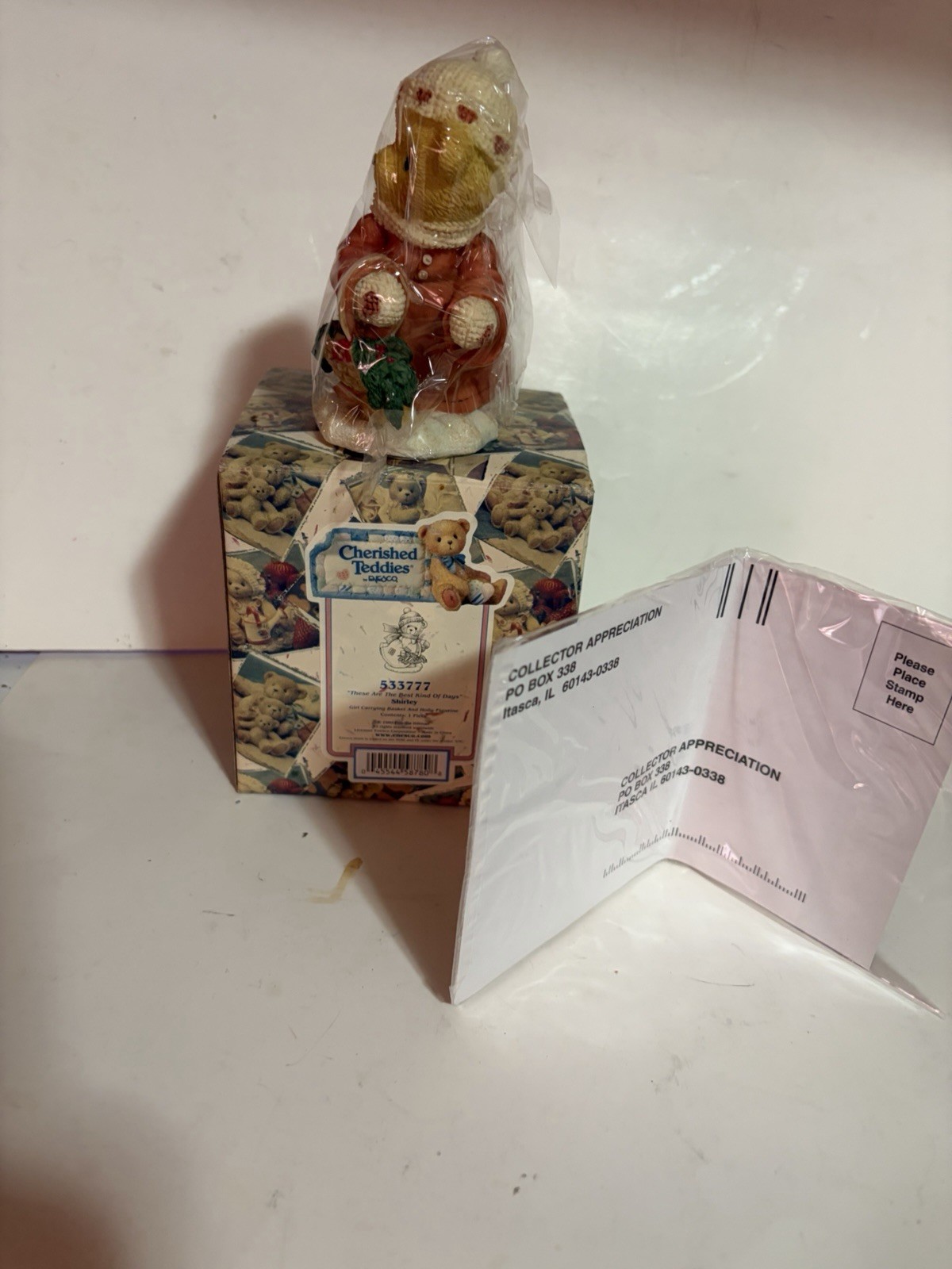 Cherished Teddies Figurine Shirley -Best Kind Days Christmas #533777 NIB