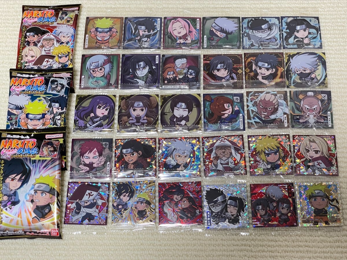 NARUTO Shippuden Ninja World Seal Wafer Vol.3 Sticker Complete Set & Single