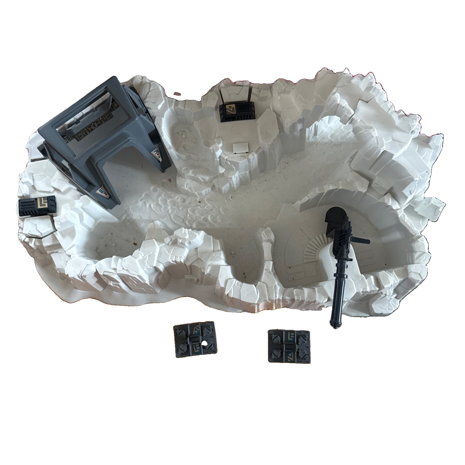 Vintage Star Wars Hoth Imperial Attack Base Complete Playset 1980 Kenner. 