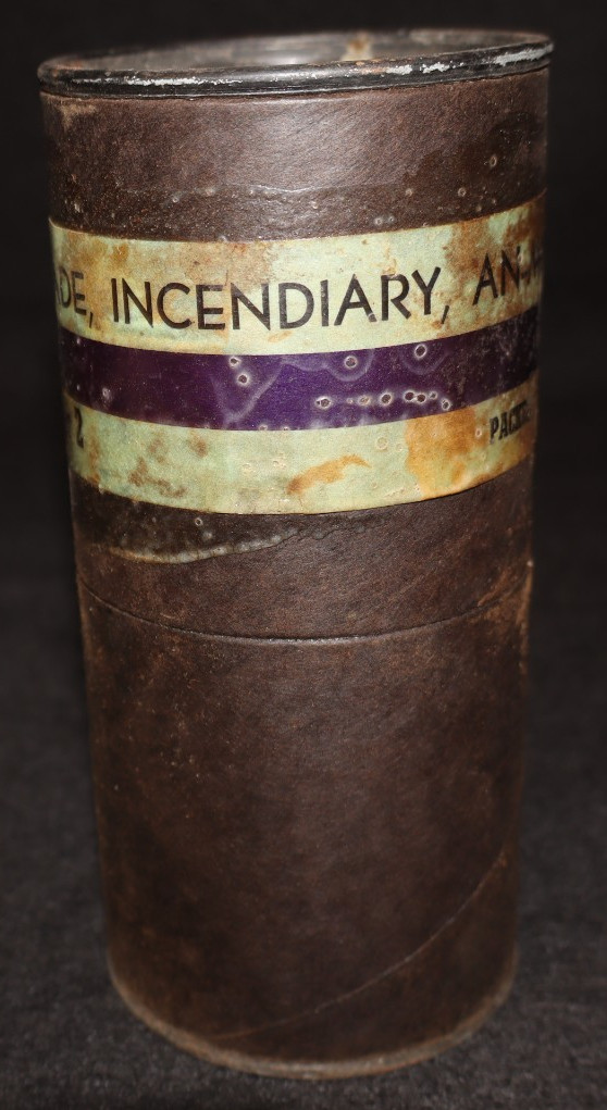 WW2 US Army USMC AN-M14 Incendiary Grenade Can (EMPTY) Tube January 1943, Scarce