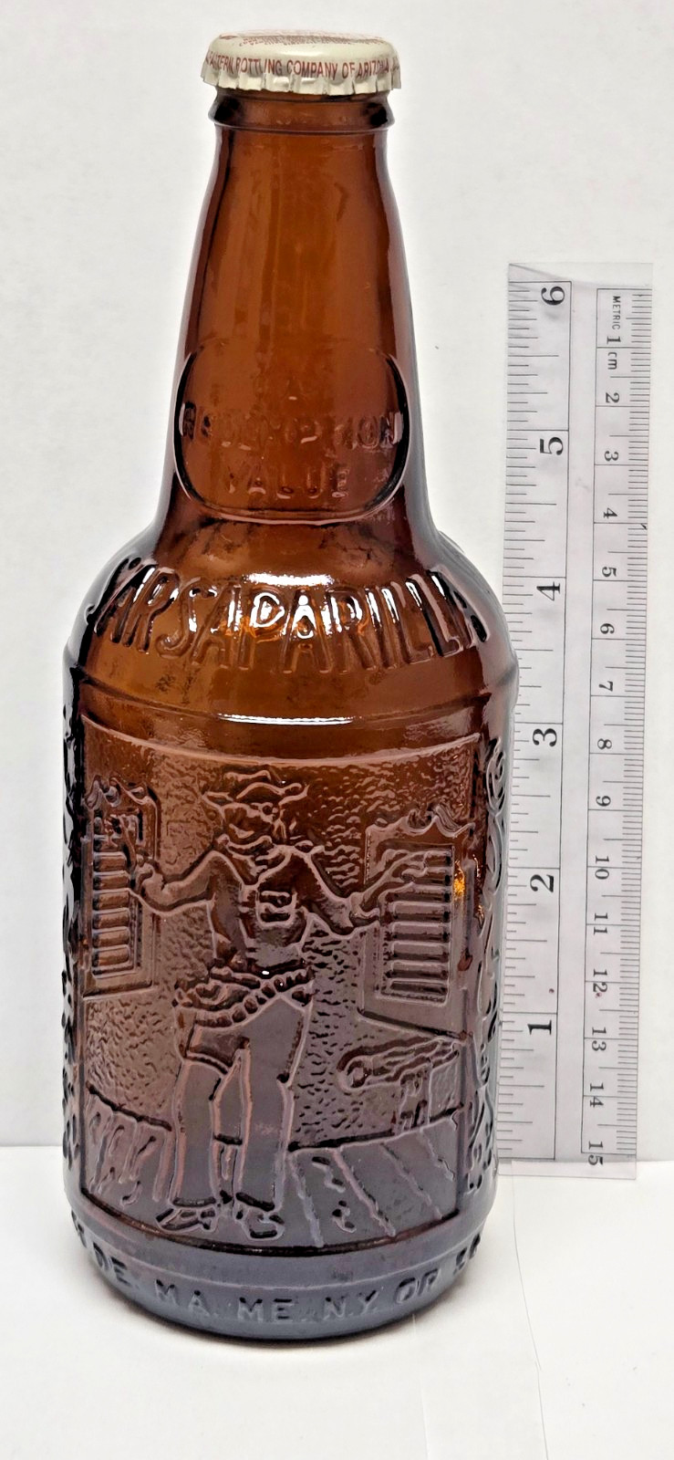 Vintage Sioux City Sarsabarilla 12 oz Empty