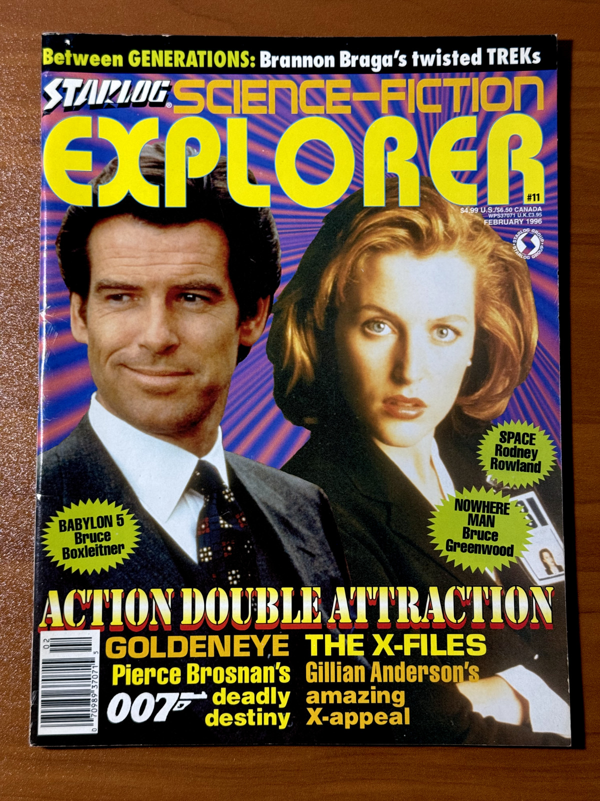 Starlog Science-Fiction Explorer Magazine X-Files 007 No. 11 February 1996 VF+