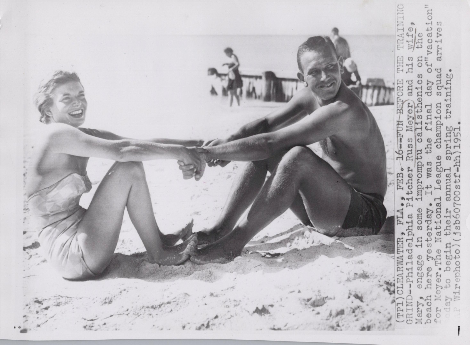 1951 Russ Meyer Mary Clearwater Florida Rare Vintage - Original Press Photo