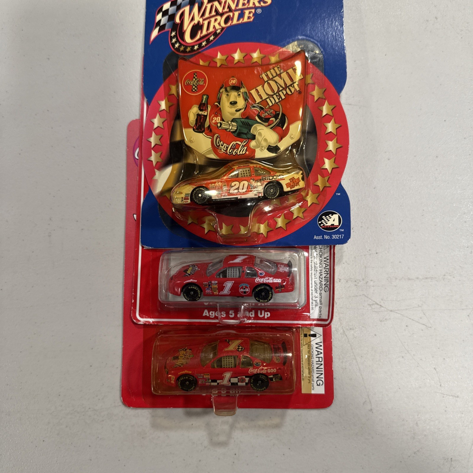 2 Xs Coca Cola 600, Revell & 1 Xs Winner Circle Home Depot Coke Stewart Diecast 2 Xs Coca Cola 600, Revell & 1 Xs Winner Circle Home Depot Coke Stewart Diecast