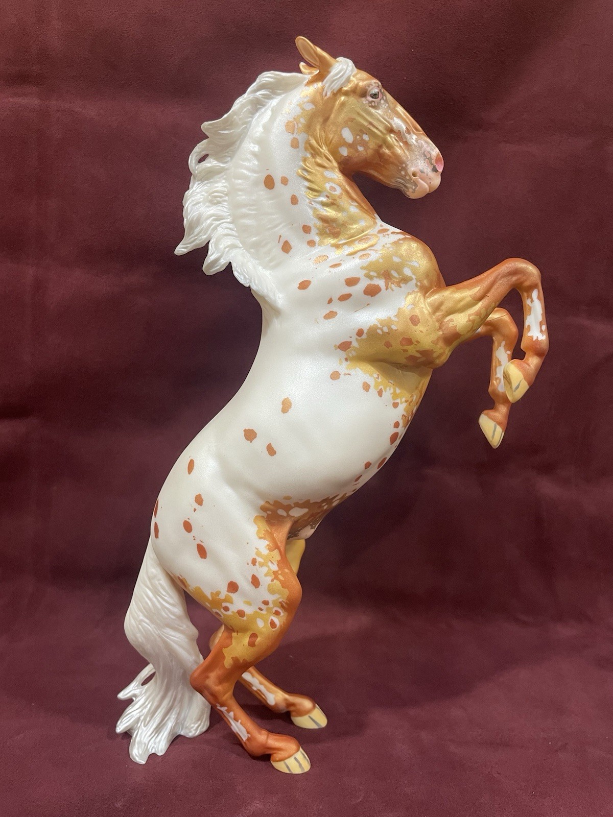 OOAK Breyer Model Horse  Adonis Traditional Metallic Gold Appaloosa  Custom