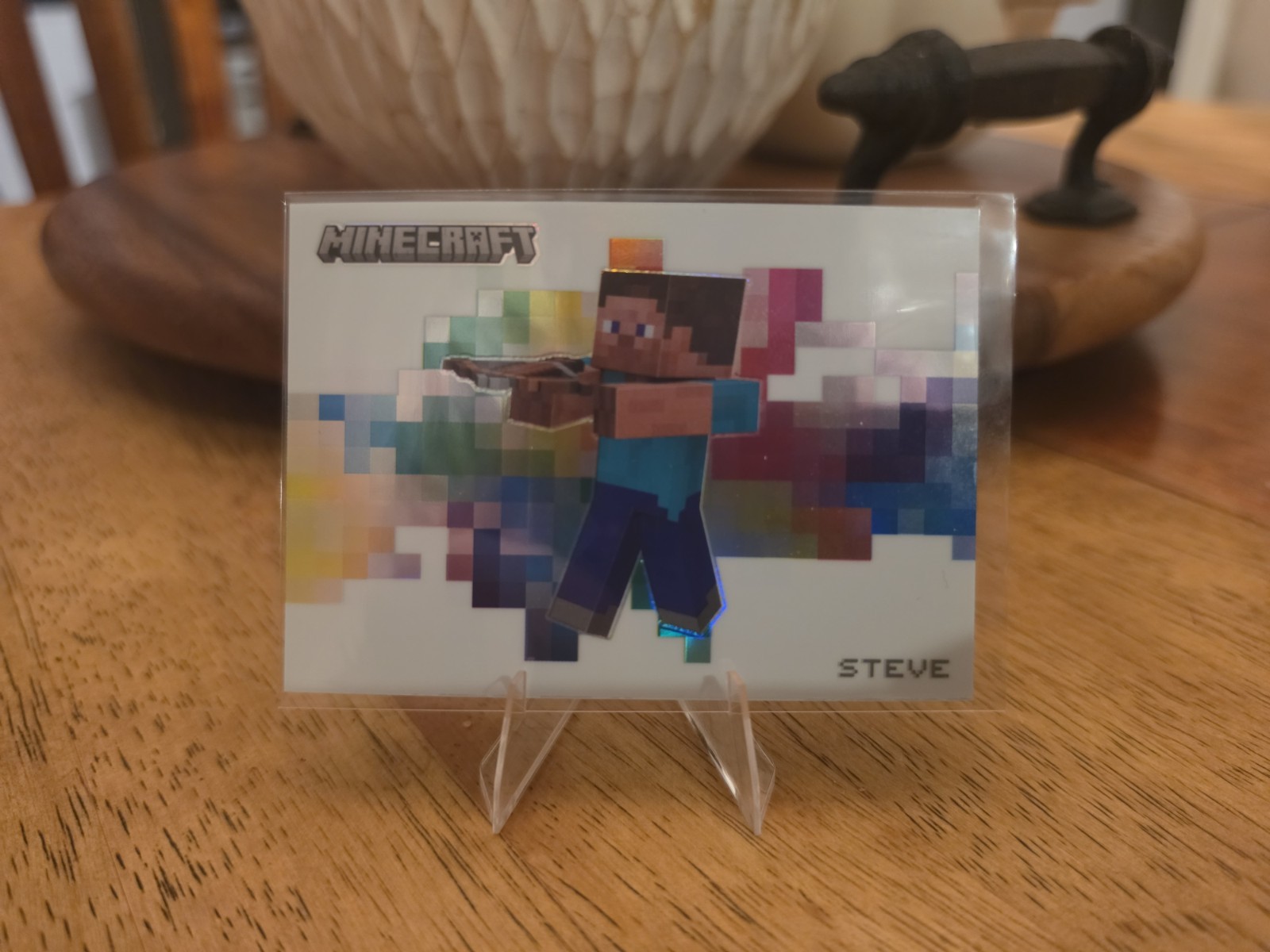 2024 Panini Minecraft Steve Color Blast SSP #7 Case Hit Extremely Rare