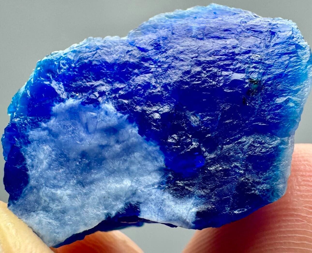 31 Carat UNUSUAL Fluorescent Top Blue Hauyne Crystal Piece From @Afg