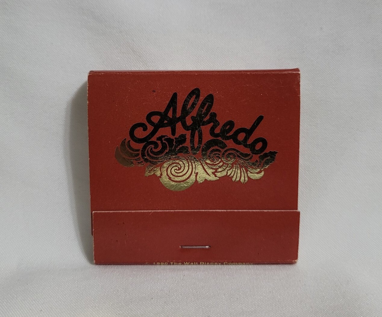 Vintage Alfredo\'s Restaurant Disney Epcot Center FL Matchbook Advertising Full