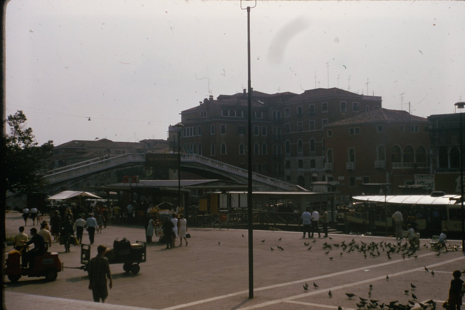 c1960\'s Kodachrome 35mm Slide Venice Italy Ponte Scalzi Grand Canal Square c1960\'s Kodachrome 35mm Slide Venice Italy Ponte Scalzi Grand Canal Square