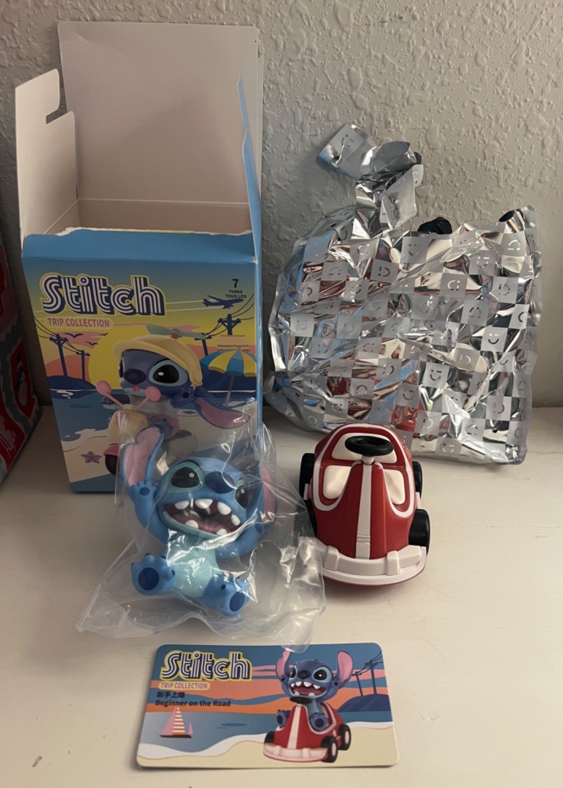 Miniso Stitch Trip Figurine Beginner On The Road Disney Figure Collectible Miniso Stitch Trip Figurine Beginner On The Road Disney Figure Collectible