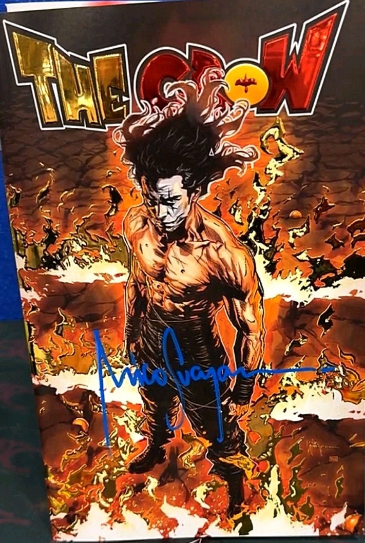THE CROW TRADE FOIL EDITION) CROW (CROWKU) SIGNED MICO SUAYAN FANEXPO DALLAS...