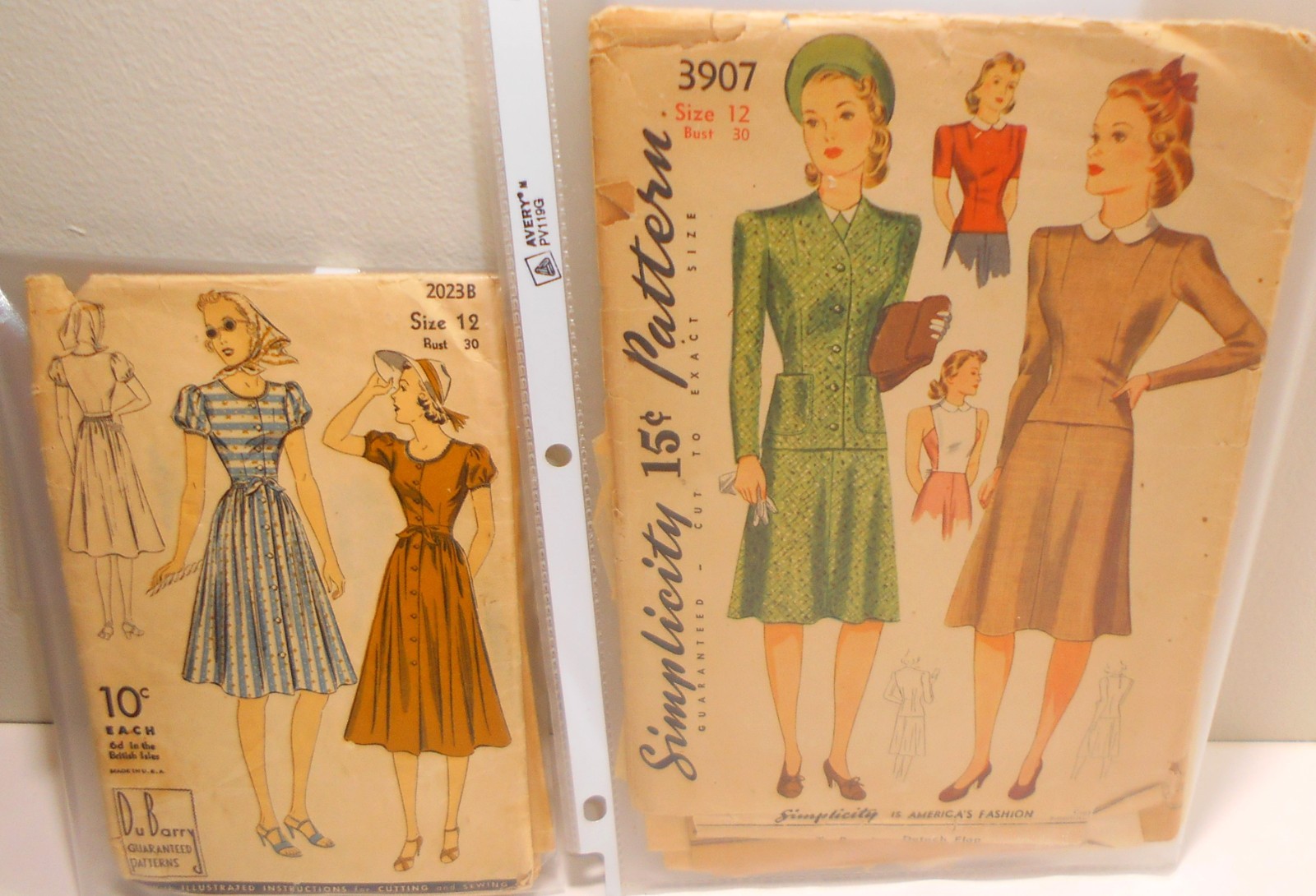 2 Vtg 1930's-40