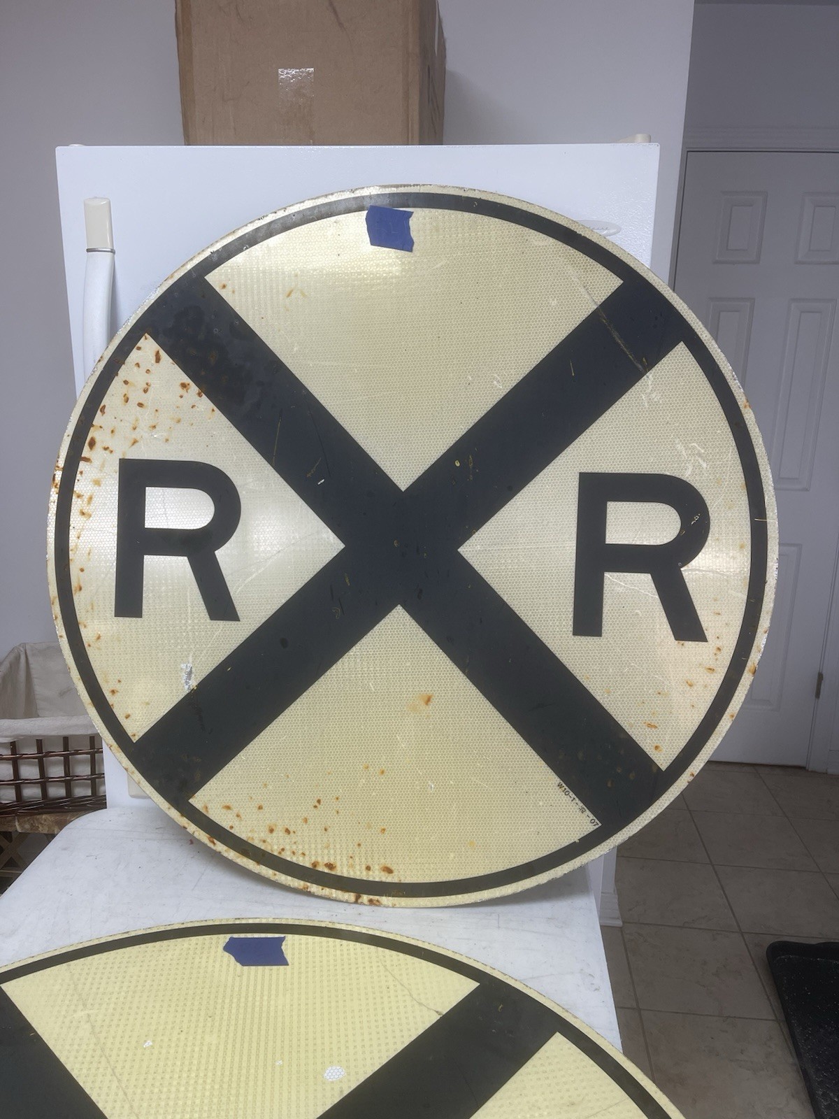 36” Round Authentic Street Road Sign \