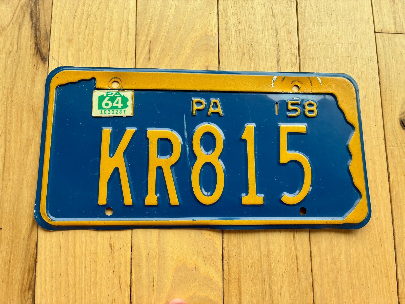 1958 1964 Pennsylvania License Plate 1958 1964 Pennsylvania License Plate