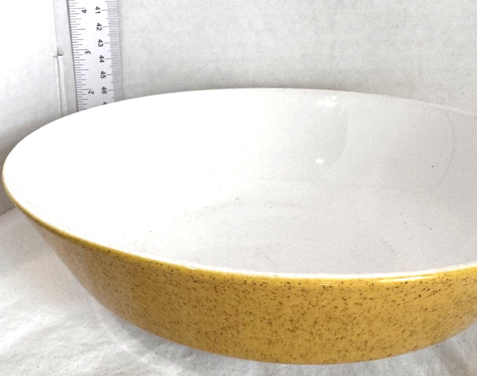 Vintage Mikasa Mediterrania Empire Gold Mustard Serving Bowl 4994 No Chips