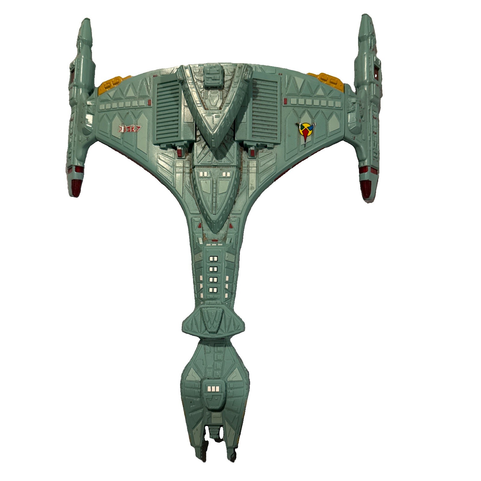 Playmates Toys 1993 Star Trek TNG Klingon Vor'Cha Attack Cruiser