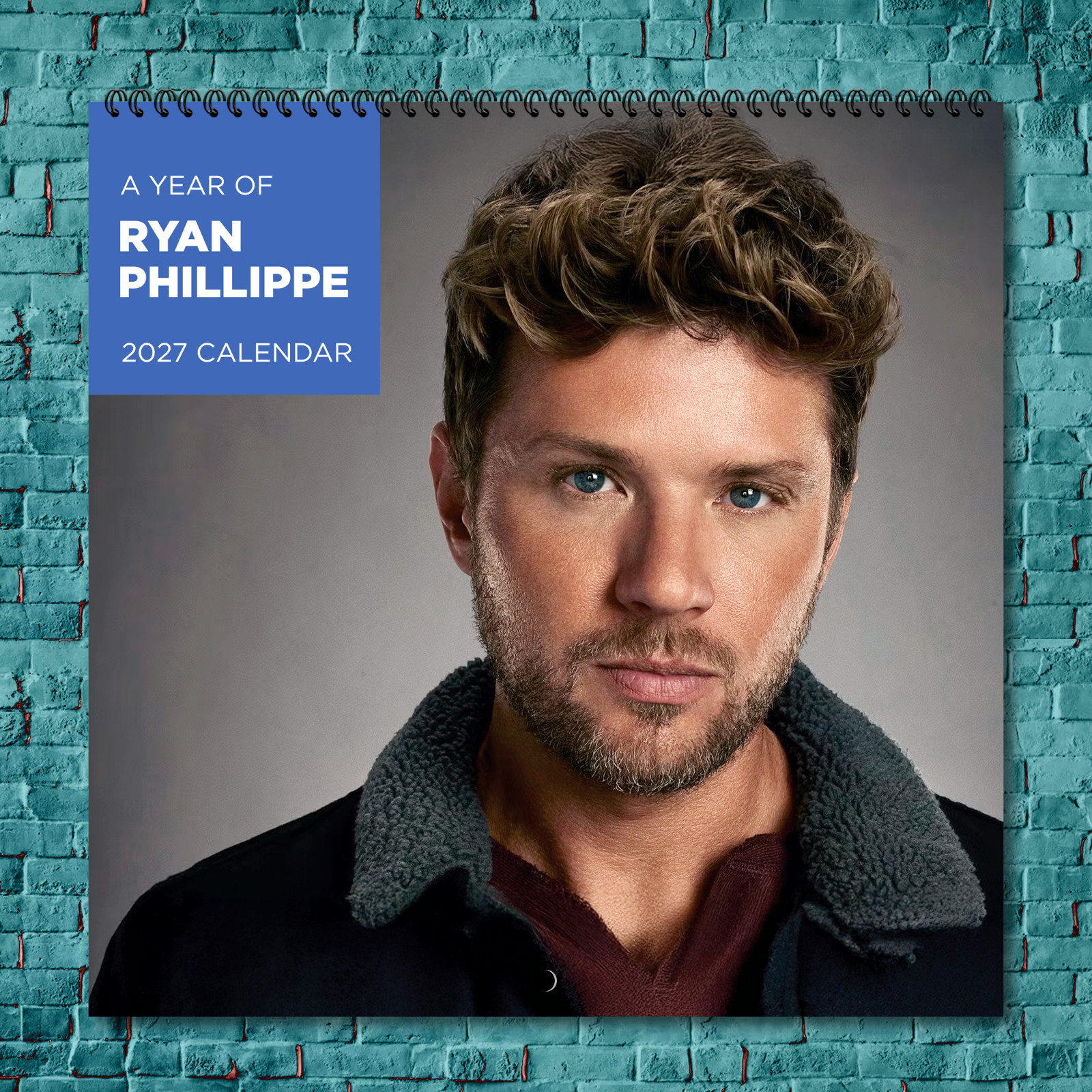 Ryan Phillippe 2027 Wall Calendar 12 Month Celebrity Photo Fan Collectible
