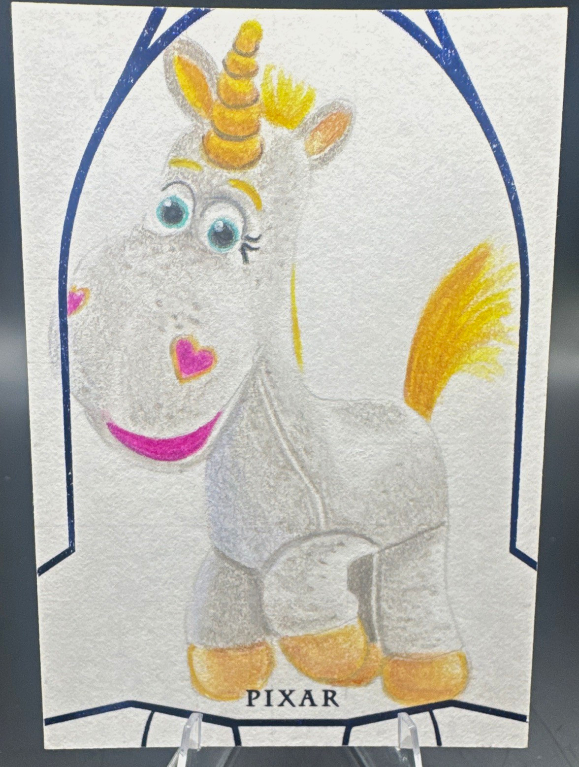 Topps 2025 30 Years of Toy Story Buttercup Sketch 1/1 Sandy Lopopolo
