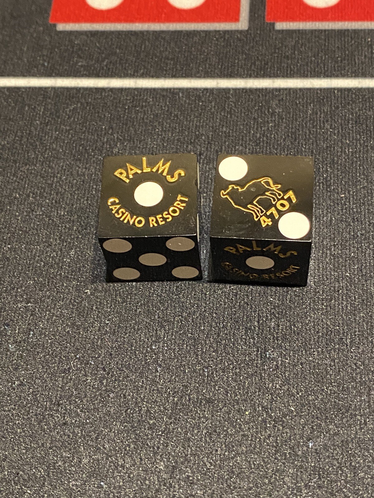 PALMS 2009 Year Of The Ox 4707 special edition LAS VEGAS CASINO DICE Very Rare PALMS 2009 Year Of The Ox 4707 special edition LAS VEGAS CASINO DICE Very Rare