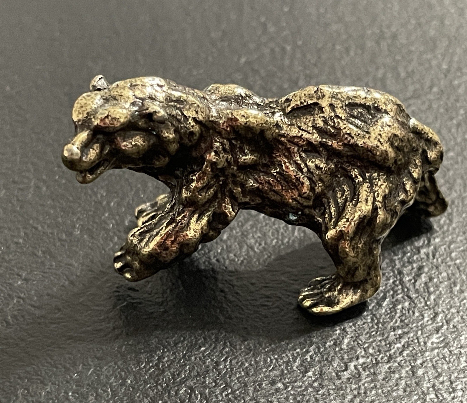 Copper/Bronze/Brass Bear Figurine