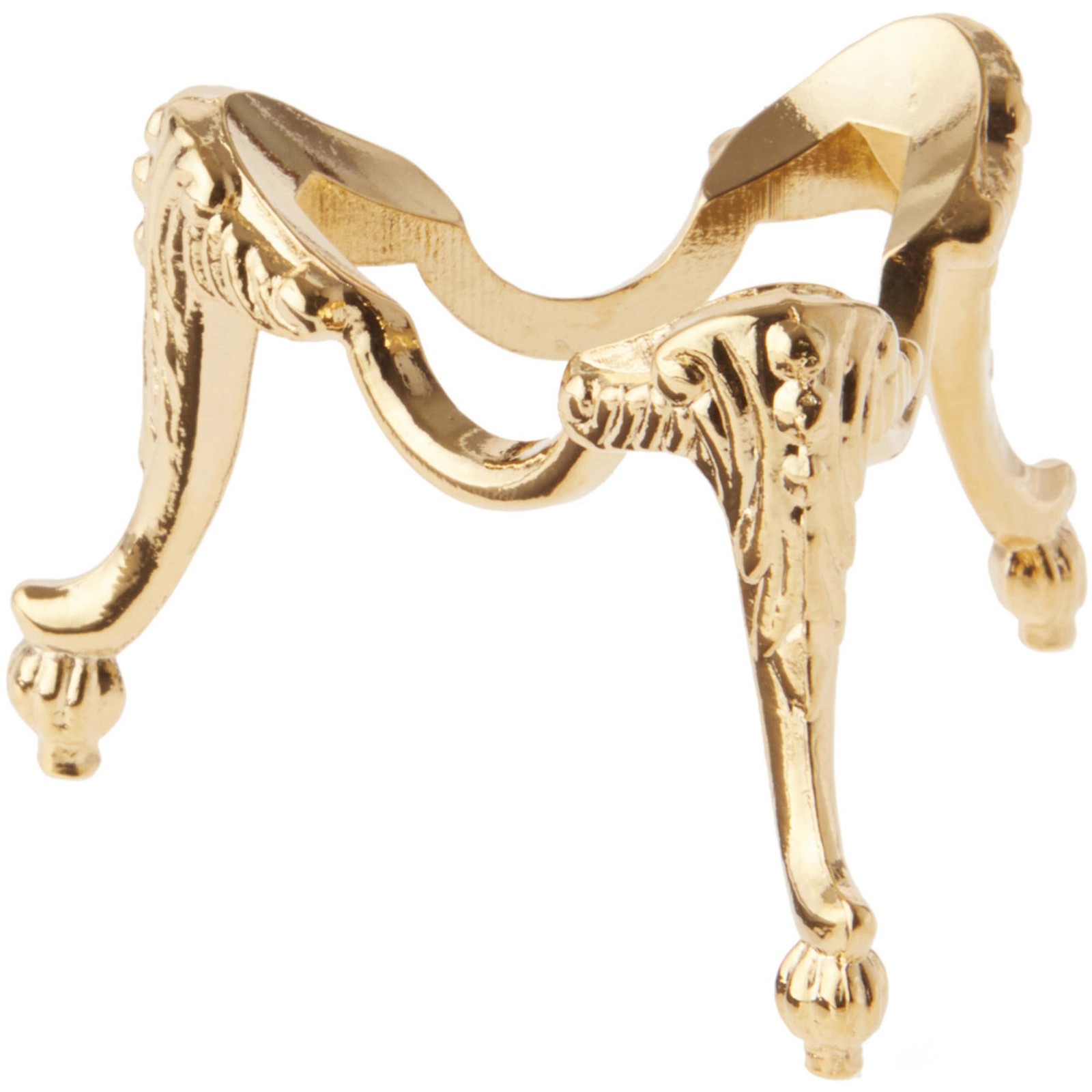 's Shiny Brass-toned Egg Stand/Holder, 1.375