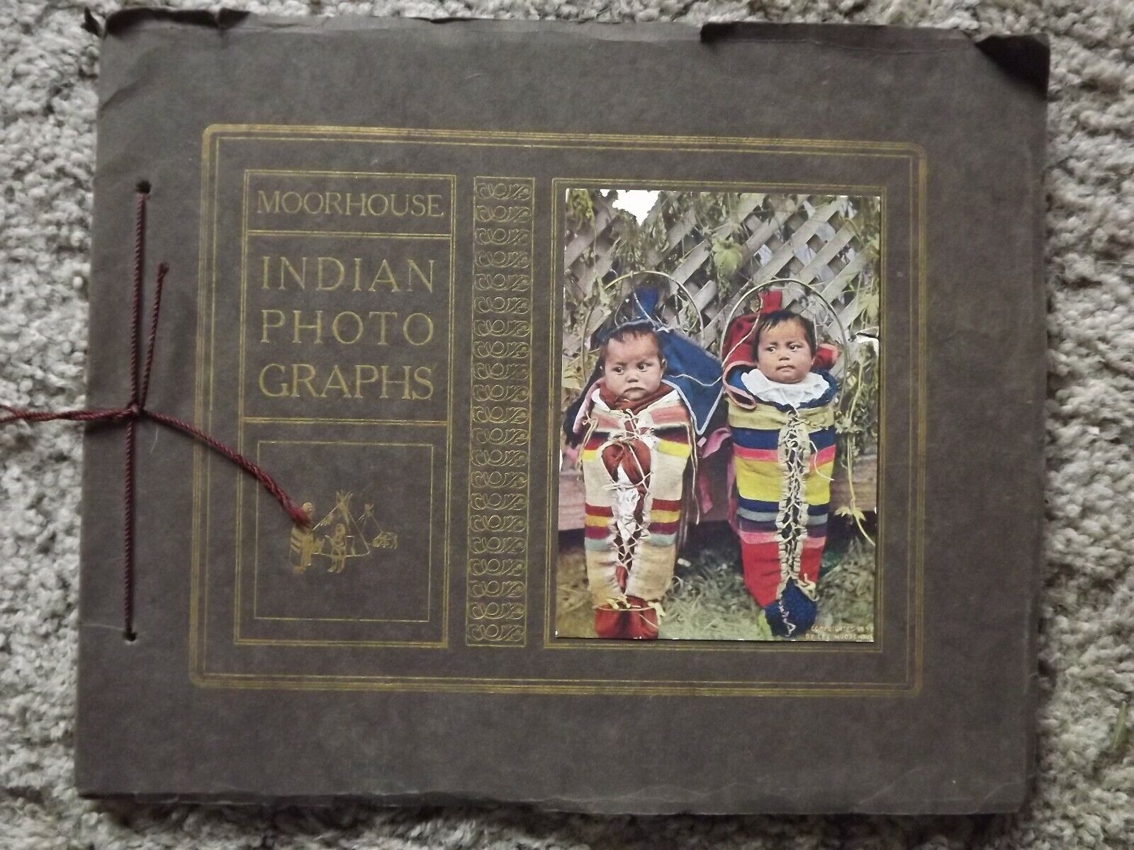1906 Souvenier Album of Noted Indian Photographs Moorehouse 2nd ed