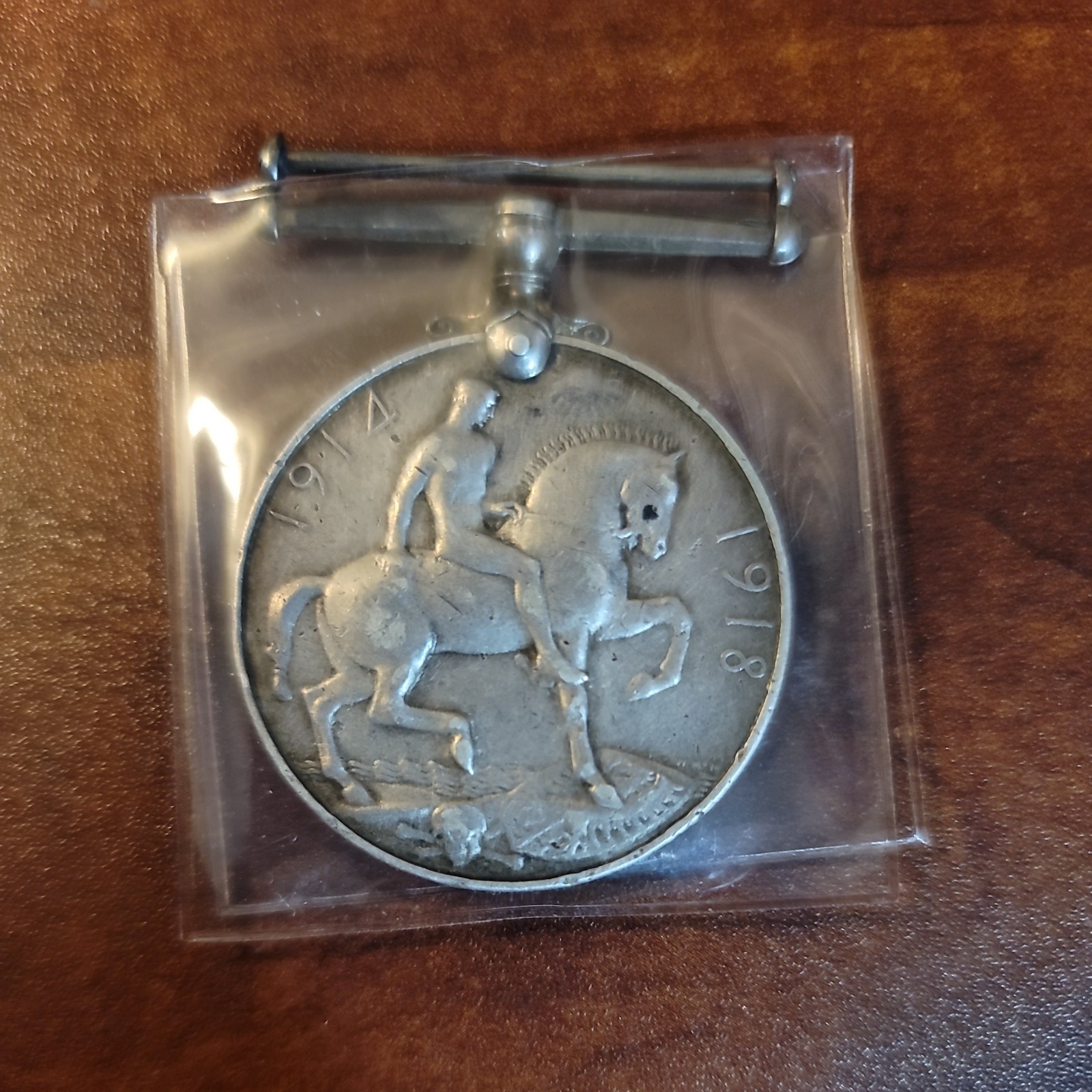 British War Medal 1914 - 1918 .925 Silver 32.9gr 1.06 Oz