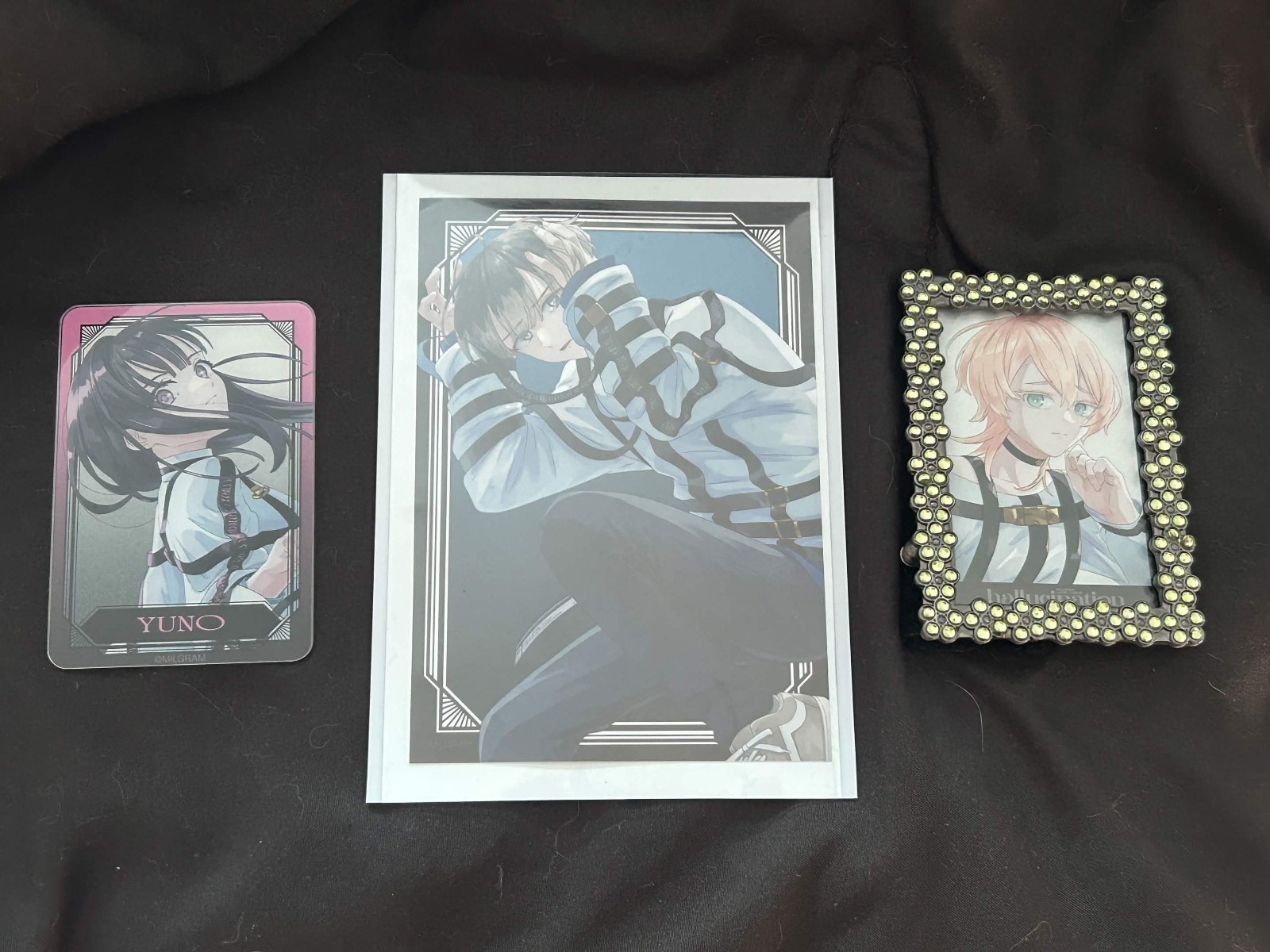 MILGRAM OFFICIAL Photocards Acrylic SET Kashiki Yuno Kayano Mikoto Kusunoki Muu MILGRAM OFFICIAL Photocards Acrylic SET Kashiki Yuno Kayano Mikoto Kusunoki Muu