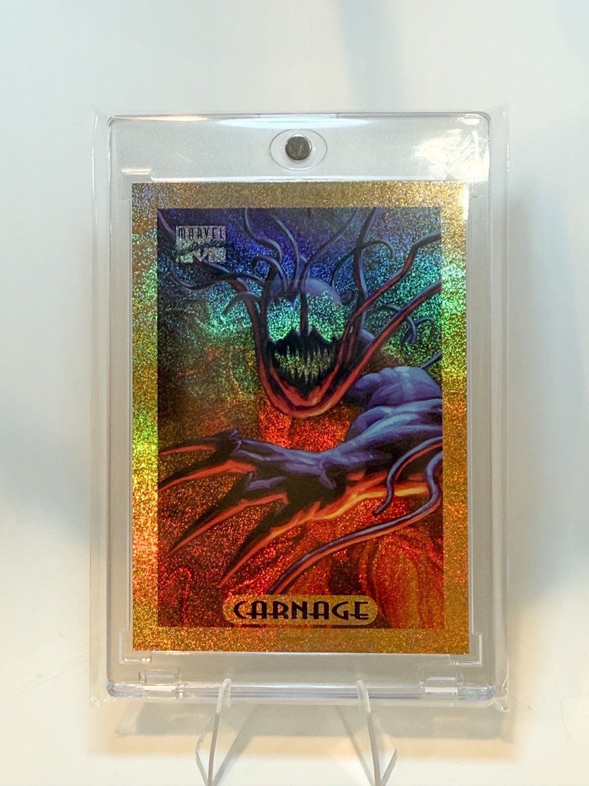 1994 Marvel Masterpieces Carnage Gold Holofoil Limited Edition #2 of 10 NM/MT