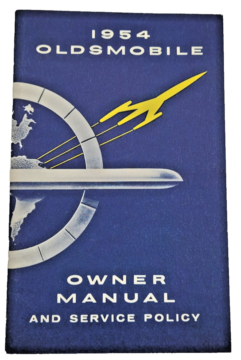 Original 1954 Oldsmobile Owner\'s Manual & Service Policy Vintage GM OEM