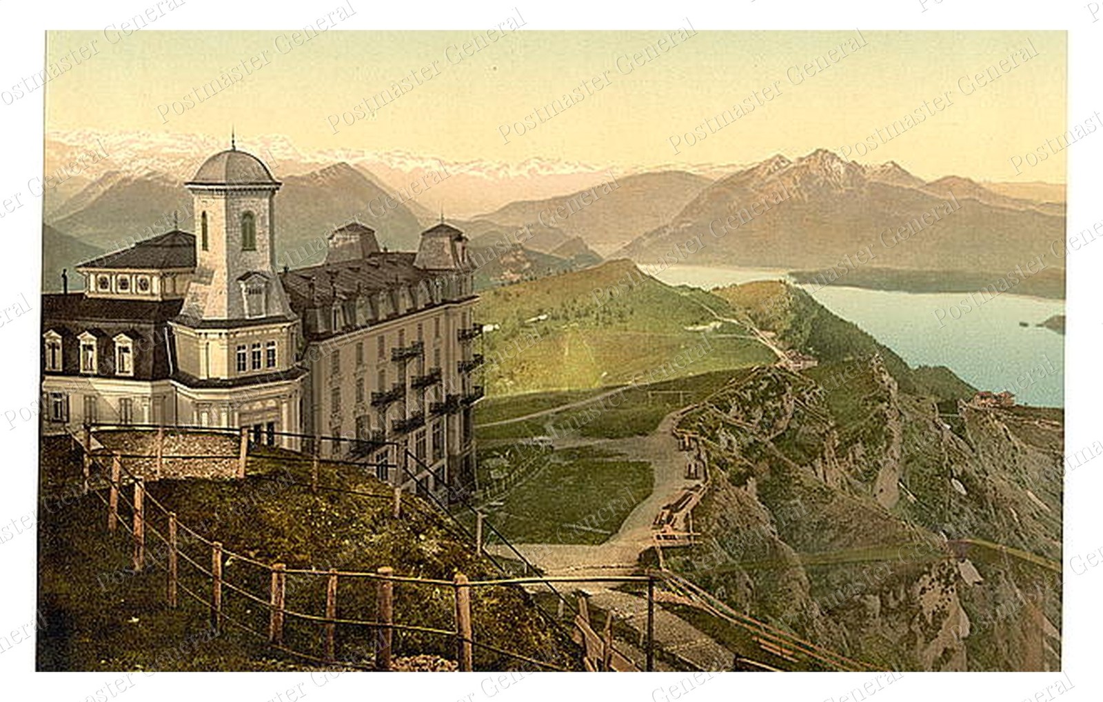 Rigi Kulm Switzerland Hotel Standard Postcard COPY RPPC