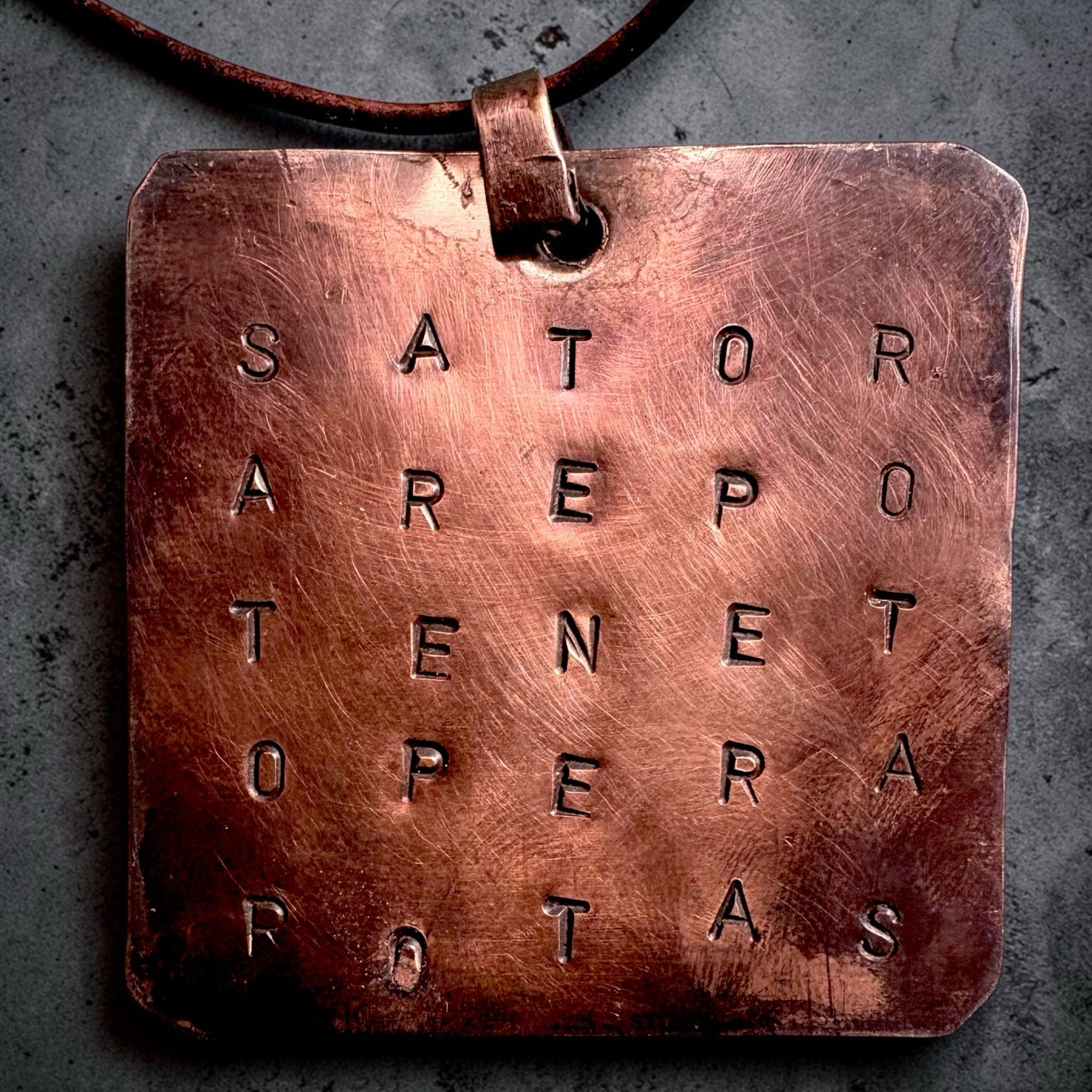 SATOR AREPO TENET OPERA ROTAS Ancient Magic Square Protection Occult Talisman