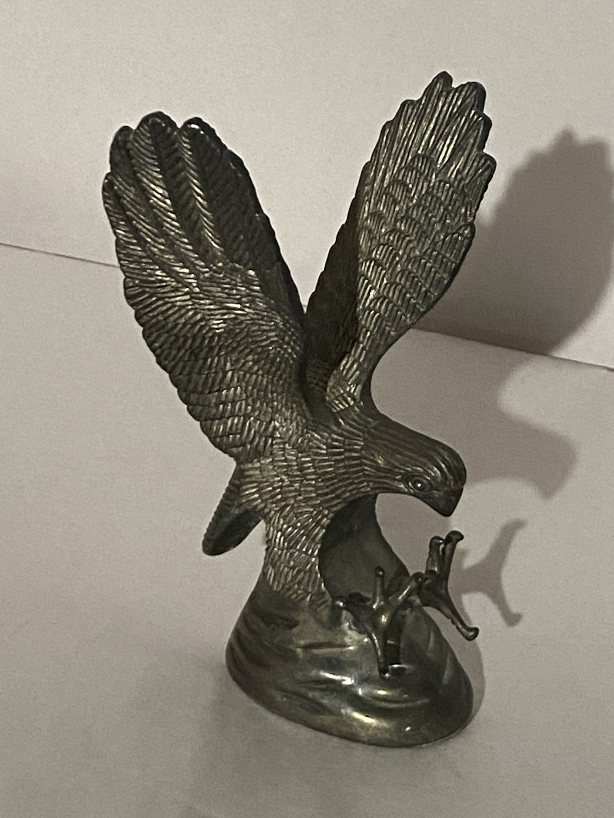 Hampshire Geniune Silverplated Eagle Sculpture Statue Figurine Bird USA