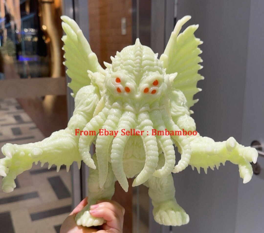 52TOYS & James Groman Cthulhu Sofubi Luminous Edition Figure Model Collect New