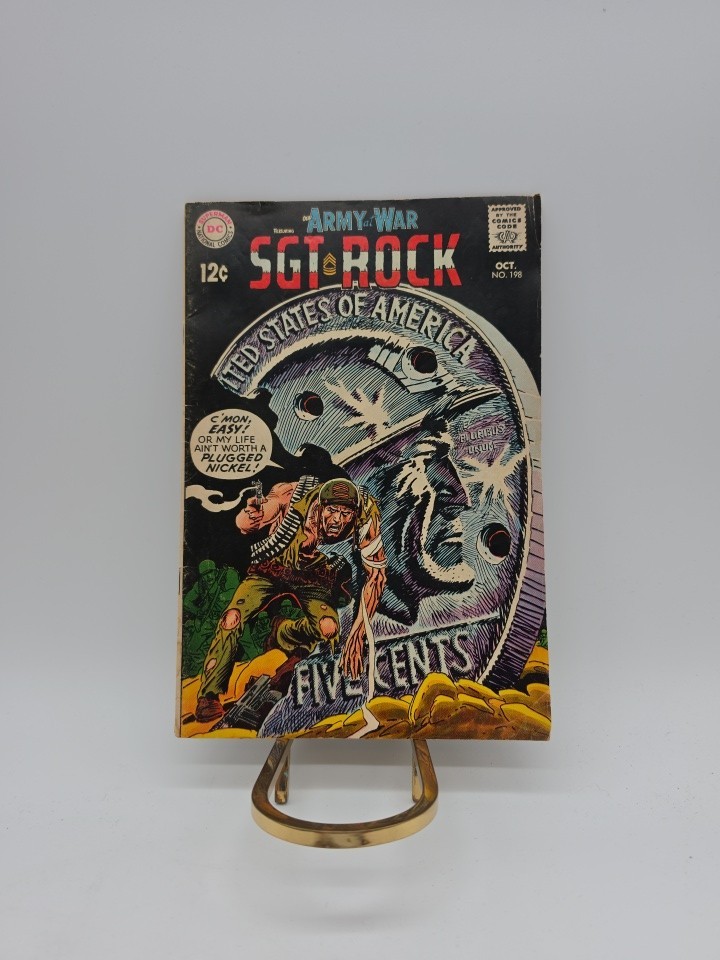 Our Army at War #198 VG+ 4.5 1968 DC War Comics Sgt. Rock Joe Kubert Cover $ Art Our Army at War #198 VG+ 4.5 1968 DC War Comics Sgt. Rock Joe Kubert Cover $ Art