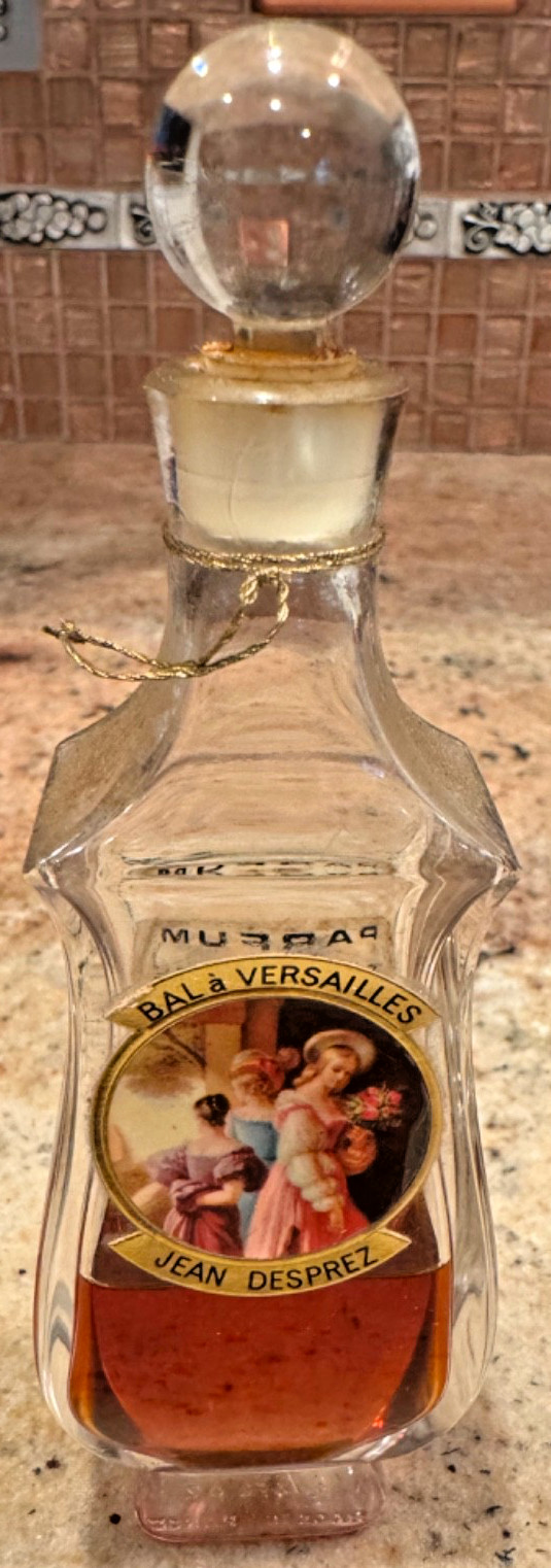 Vintage Bal à Versailles Jean Desprez Empty Perfume Bottle Glass Stopper