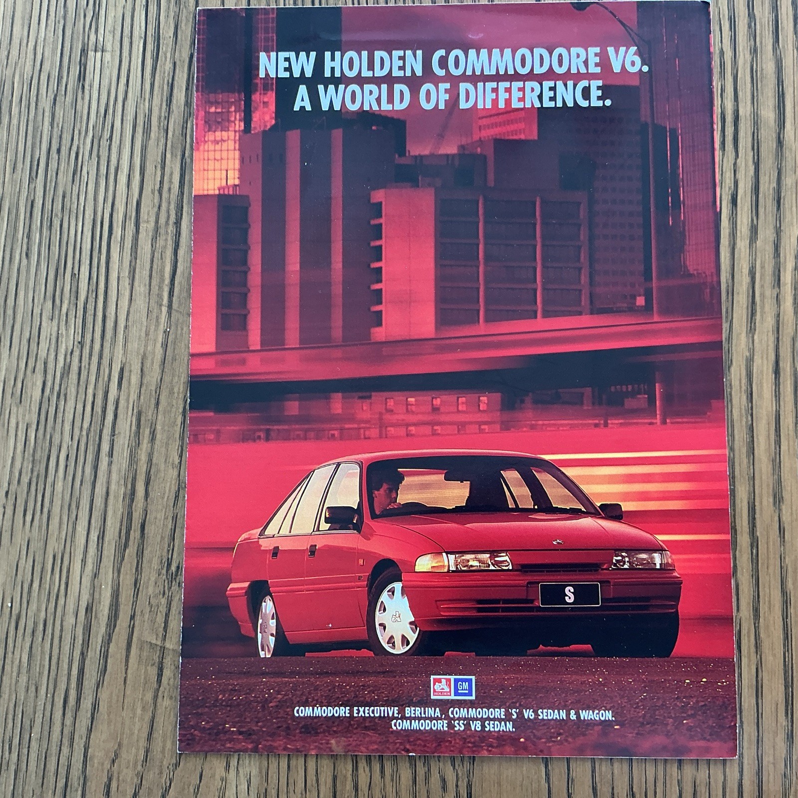 1991 HOLDEN COMMODORE VP LAUNCH SS S V8 V6 RARE BROCHURE