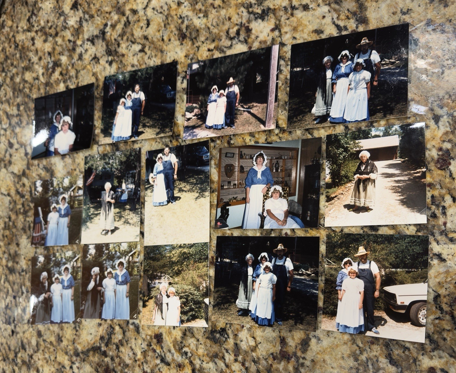 Vintage Photos 1985 Prairie Pioneer Centennial Days Costumes Handwritten Notes