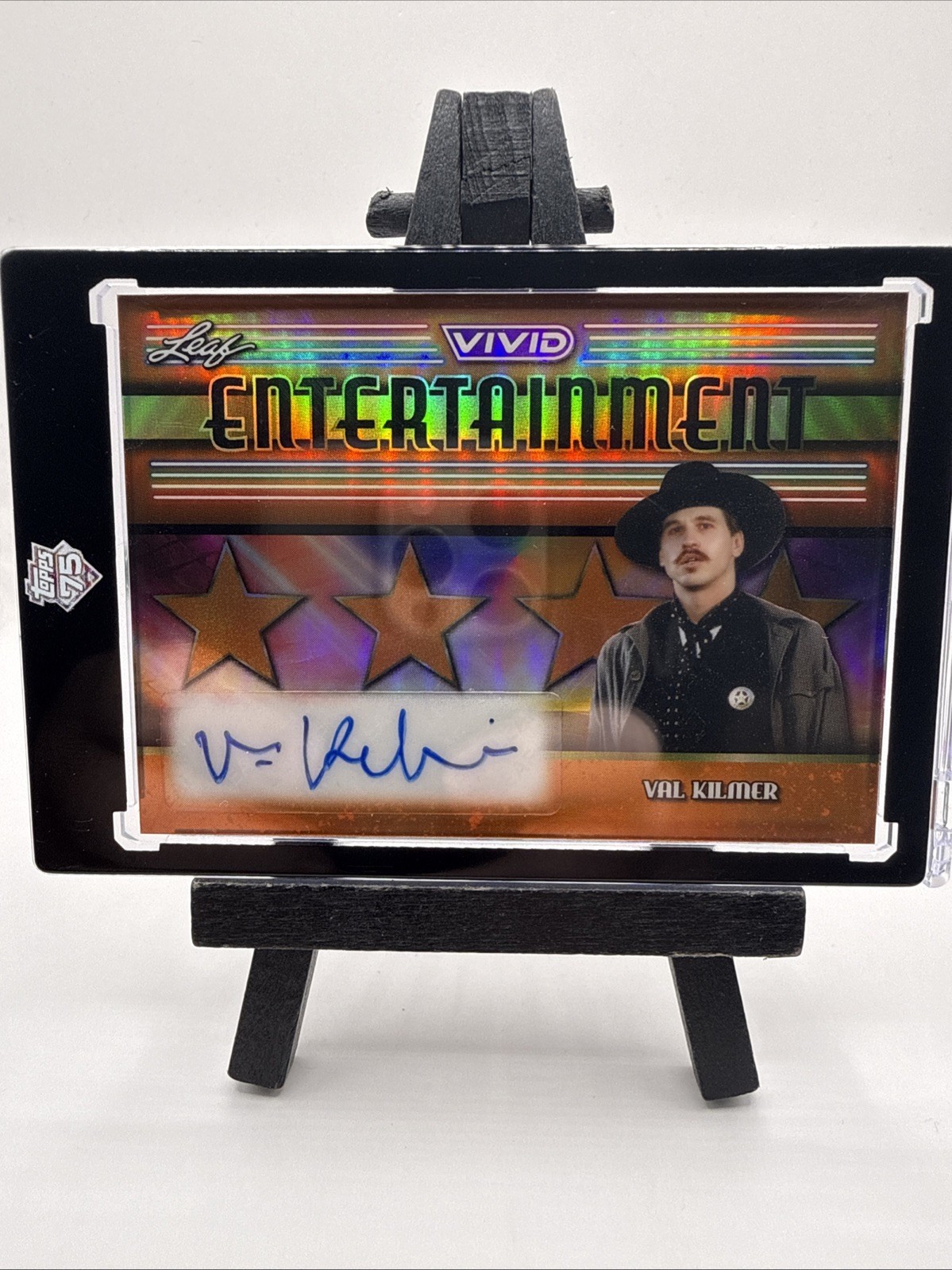 Val Kilmer Auto 1/1 Doc Holliday Tombstone Action - 2026 Leaf Vivid