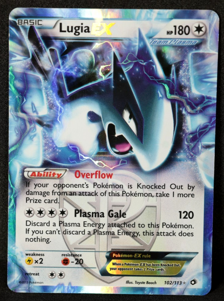 Pokémon TCG Lugia EX Legendary Treasures 102/113 Holo Ultra Rare NM